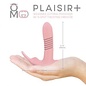 DR LOVE RABBIT VIBE OMG WEARABLE VIBRATING THRUSTER & REMOTE PINK