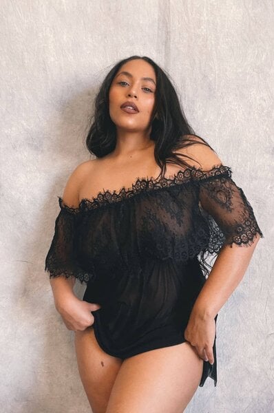 "O" HEAVENS "O" HEAVENS BABYDOLL ALLURE ME BLACK