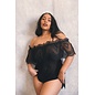"O" HEAVENS BABYDOLL ALLURE ME BLACK