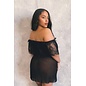 "O" HEAVENS BABYDOLL ALLURE ME BLACK