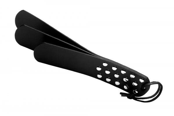 STRICT PADDLE LEATHER SLAPPER THREE LAYER BLACK