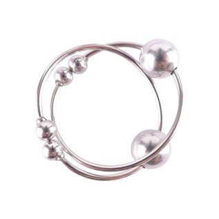 PIPEDREAM NIPPLE CLAMP FETISH FANTASY BULL RING SILVER