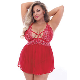 BABYDOLL & THONG LACE