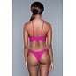 BE WICKED GIANNA 2 PIECE SWIMSUIT NEON PINK XLARGE