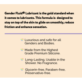 VIBEN LUBE GENDER FLUID SILICONE 8 OZ