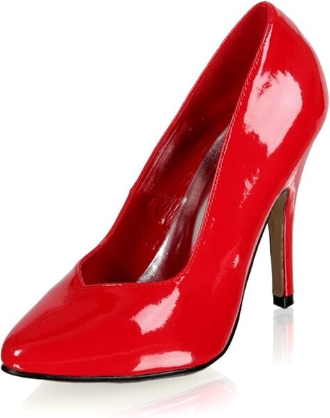 ELLIE CLASSIC PUMP RED SIZE 7