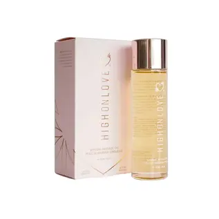 HIGH ON LOVE HEMP SEED MASSAGE OIL LITCHI MARTINI 4 OZ