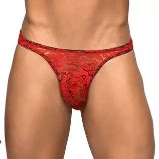 MALE POWER BONG THONG STRETCH LACE
