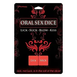 ORAL SEX DICE LICK-SUCK-BLOW-KISS