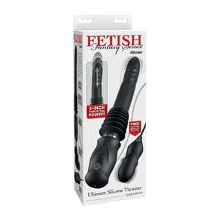 FETISH FANTASY THRUSTER VIBE 6" BLACK
