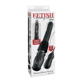PIPEDREAM DILDO FETISH FANTASY THRUSTER BLACK