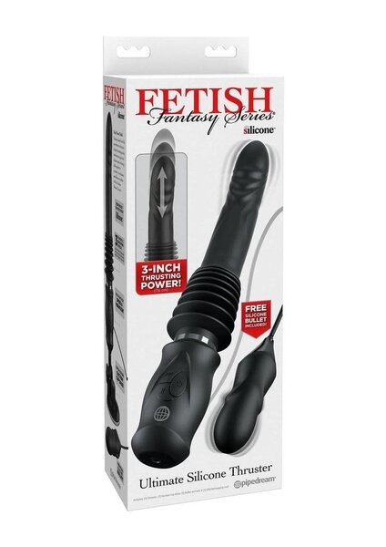 PIPEDREAM DILDO FETISH FANTASY THRUSTER BLACK