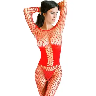 SAVAGE BODYSTOCKING NET RED