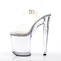 PLEASER ADORE SANDAL CLEAR 7" HEEL