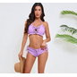BIKINI DENIM CROP TOP AND BOTTOM SET