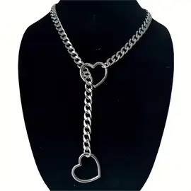 "OH" NECKLACE SLIDING HEART
