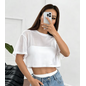"OH MESH CROP TOP