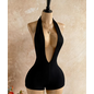 "OH" JUMPSUIT DEEP V CUT