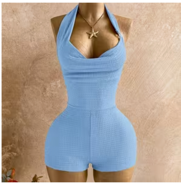 "OH" JUMPSUIT SKY BLUE