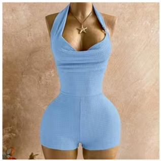 "OH" JUMPSUIT SKY BLUE