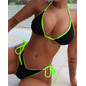 "OH" BIKINI HIGH WAIST SIDE TIE