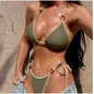 "OH" BIKINI O RING ARMY GREEN XLARGE