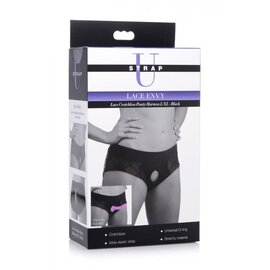 STRAP U HARNESS ENVY CROTCHLESS BLACK