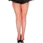 MUSIC LEGS PANTYHOSE MINI NET RED PLUS SIZE