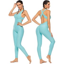 "OH" ATHLETIC BUBBLE ROMPER TEAL SMALL