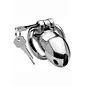 MASTER SERIES RIKERS STAINLESS STEEL CHASTITY CAGE WITH LOCK