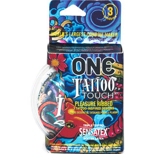 ONE CONDOM TATTOO TOUCH 3 PK