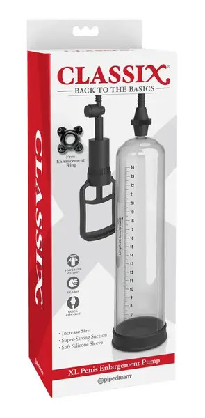 PIPEDREAM CLASSIX PENIS ENLARGEMENT PUMP XL CLEAR