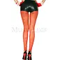 MUSIC LEGS PANTYHOSE RHINESTONE BACKSEAM RED ONE SIZE