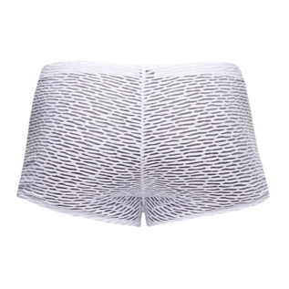 MALE POWER MENS SHORTS MINI SNEAK PEEK LARGE WHITE