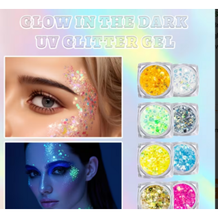 "O" HEAVENS GLITTER RAVE UV CHUNKY