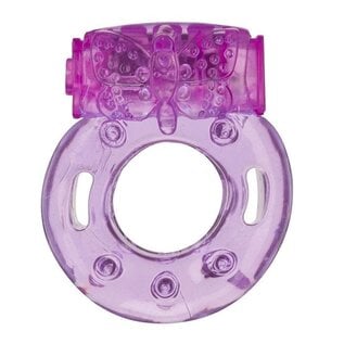 CLOUD 9 COCK RING  VIBE PLEASURE TICKLER PURPLE