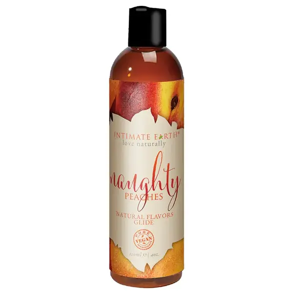 INTIMATE EARTH NAUGHTY PEACHES GLIDE 4 OZ