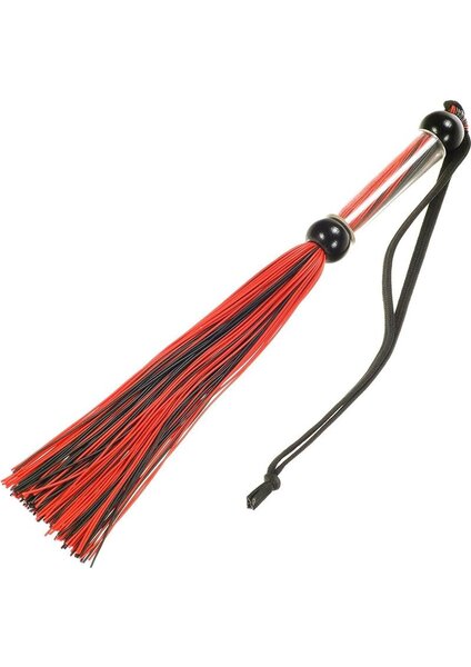KINX FLOGGER TEASE & PLEASE SILICONE BLACK/RED