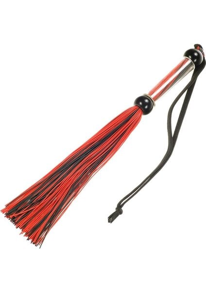 KINX KINX FLOGGER TEASE & PLEASE SILICONE BLACK/RED