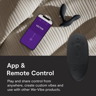 WE-VIBE PROSTATE MASSAGER VECTOR+ APP/REMOTE