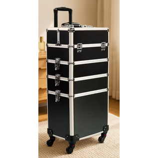 STORAGE BOX 4 IN 1 PORTABLE ROLLING BLACK