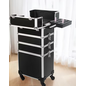 STORAGE BOX 4 IN 1 PORTABLE ROLLING BLACK