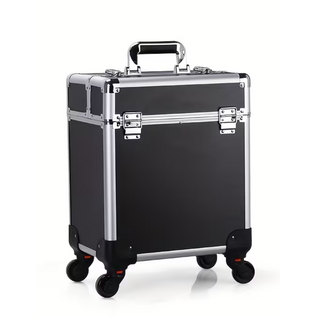 STORAGE ROLLING TOY CASE LARGE BLACK