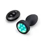 B-VIBE ANAL PLUG LIGHT-UP ROTATING BLACK