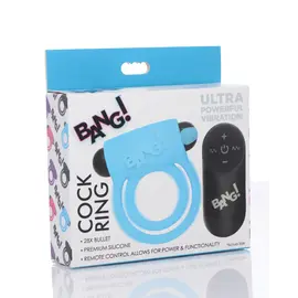 BANG! COCK RING & REMOTE DOUBLE RING