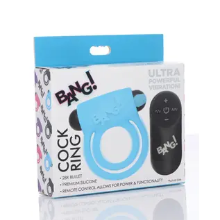 BANG! COCK RING DOUBLE RING W/REMOTE