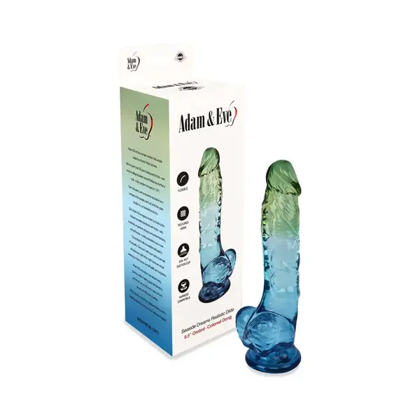 ADAM & EVE DILDO SEASIDE DREAMS 9.5" OMBRE