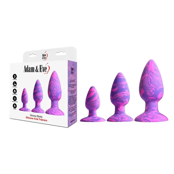 ADAM & EVE ANAL PLUG SET GROOVY BOOTY