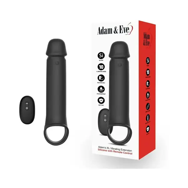 ADAM & EVE SLEEVE ADAMS XL VIBE EXTENSION W/REMOTE