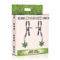 CHARMED NIPPLE CLAMPS POT LEAF